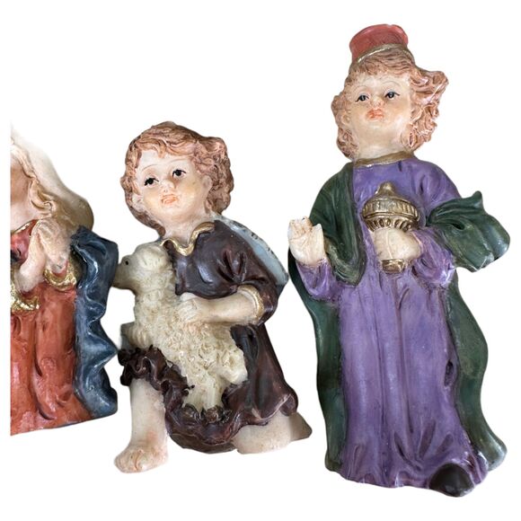 Silvestri Wonders of Christmas Vintage Nativity Set 10 Pieces - Picture 6 of 7